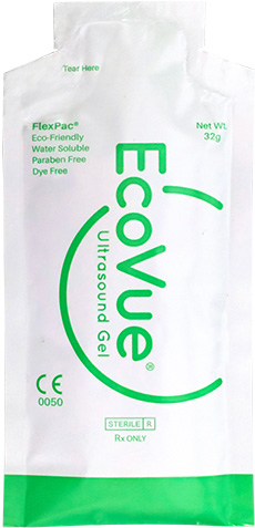 EcoVue Ultrasound Gel 282NW 32g Sterile Packet
