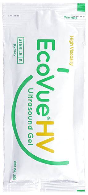 EcoVue HV Ultrasound Gel 380 20g Sterile Packet
