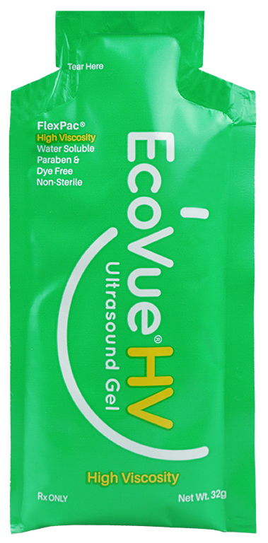 EcoVue HV Ultrasound Gel 383 32g Non-Sterile Packet